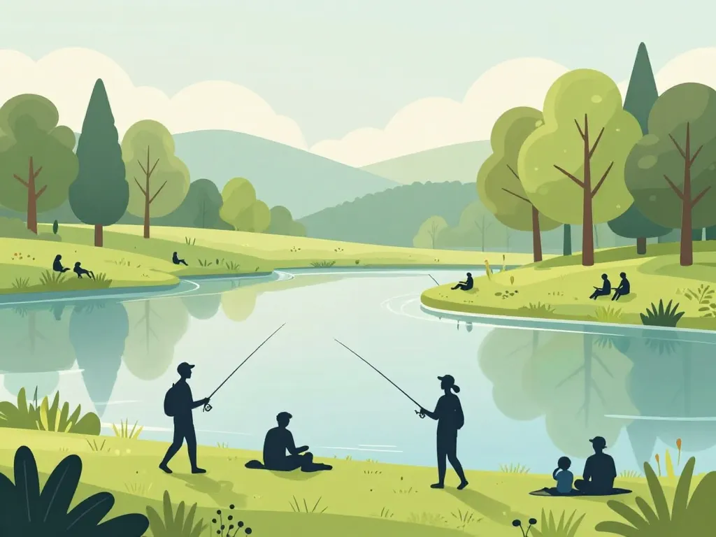 activités lac du vieux pigeonnier pêche balade