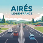 aire ile de france autoroute paysage services moderne