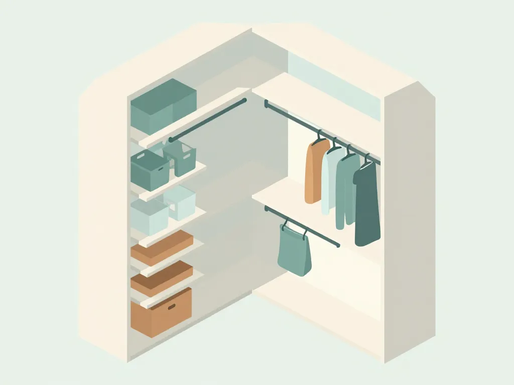 Amenager un placard avec des etageres organisation interieure