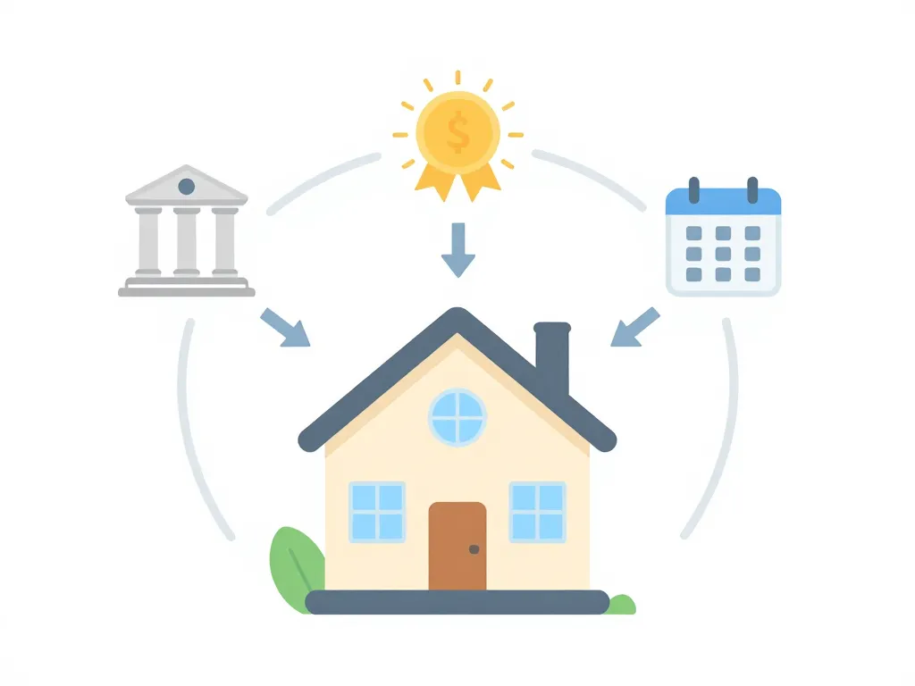 Schéma astuce pour vendre avec un PTZ banque notaire calendrier