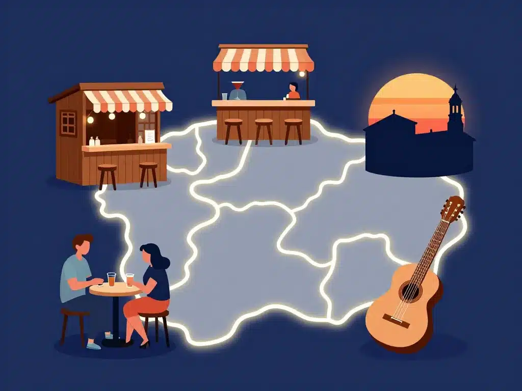 Quartiers bar Lisbonne illustrés