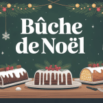 table bles de noel avec bûches et décorations