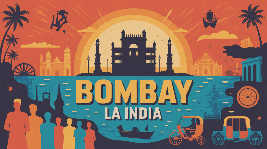 illustration bombay la india métropole vibrante