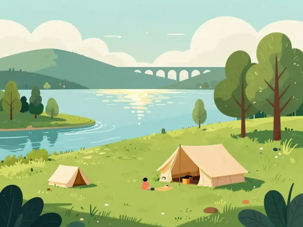 présentation camping du viaduc des fades environnement naturel