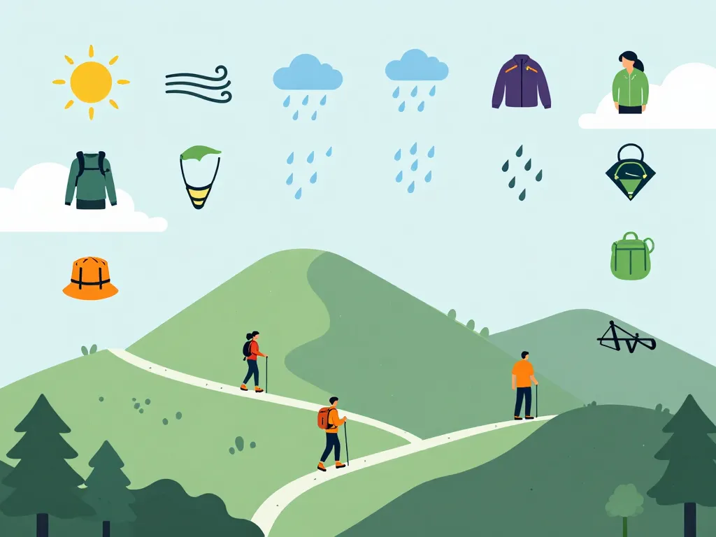 diagramme équipement rando météo sécurité chemin des muletiers puy de dome