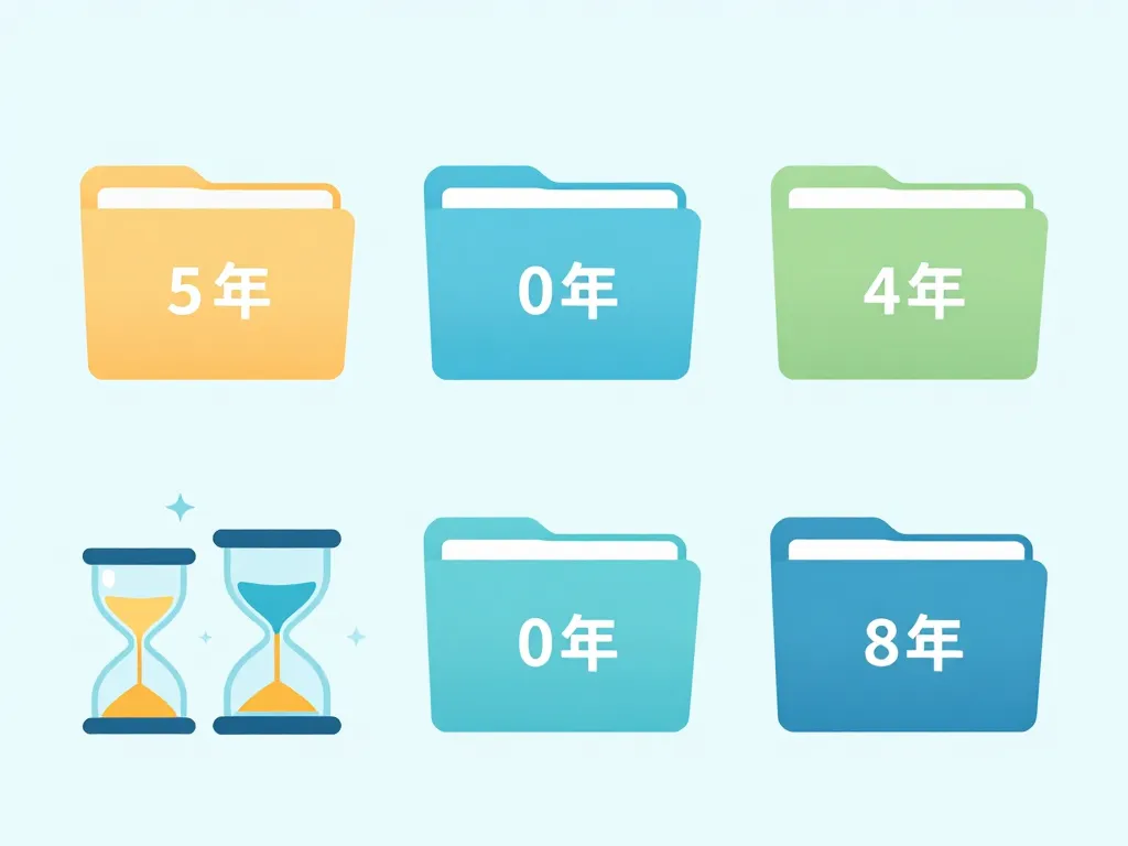 infographie combien de temps garder les factures d'eau délais légaux