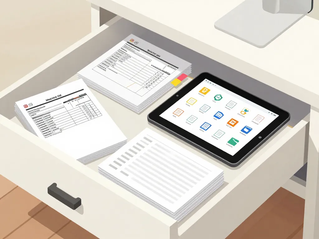 illustration combien de temps garder les factures d'eau archivage et rangement