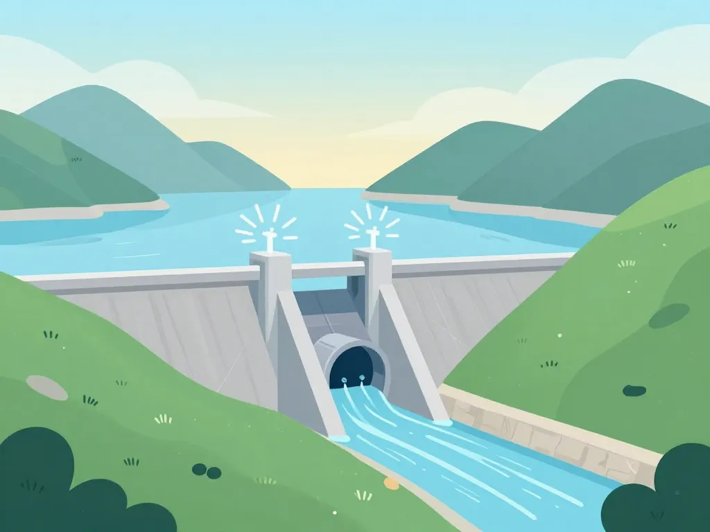 schéma fonctionnement barrage de roselande savoire