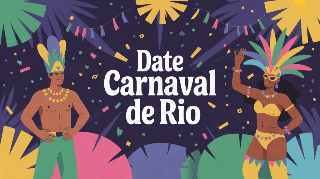 date de carnaval de rio illustration samba nocturne