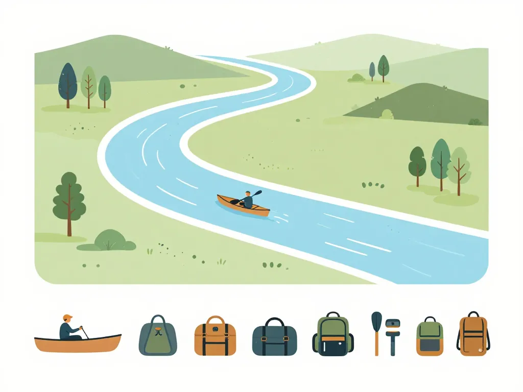 descendre la Loire en canoë diagramme préparation équipement et itinéraire