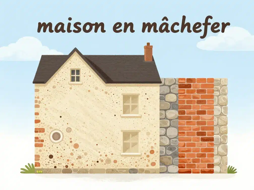 Faut il acheter une maison en mâchefer vue coupe matériaux
