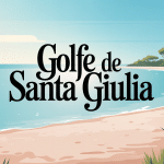 Golfe de Santa Giulia avec plage et lagon Corse