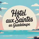 guadeloupe les saintes hotel illustration archipel stylisée