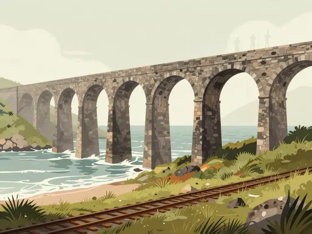 histoire et architecture du viaduc de Fermanville