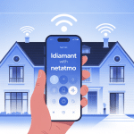 idiamant with netatmo contrôle volets roulants maison connectée