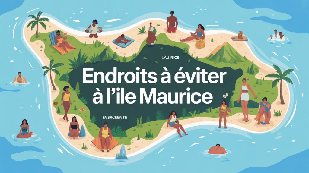 carte illustrée île maurice endroits à éviter
