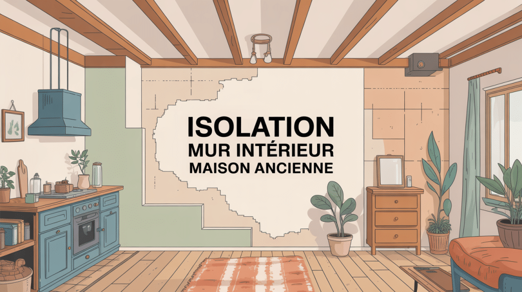 illustration isolation mur intérieur maison ancienne matériaux