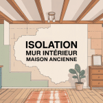 illustration isolation mur intérieur maison ancienne matériaux