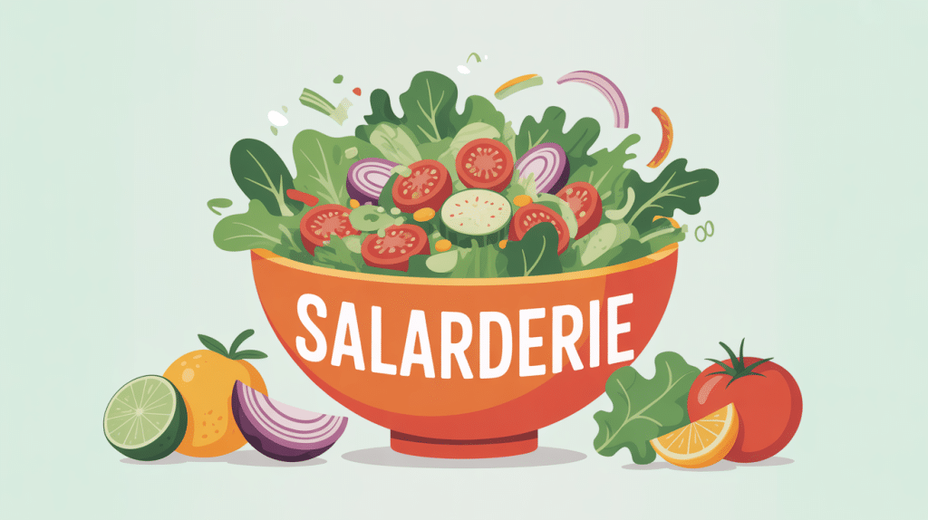 la salarderie concept restauration rapide salade bol ingrédients frais