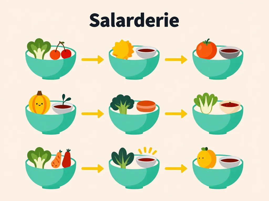la salarderie menu salad bar composition ingrédients