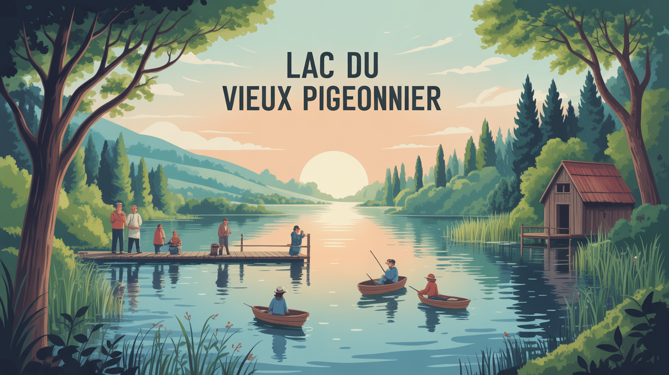 lac du vieux pigeonnier pêche familles nature