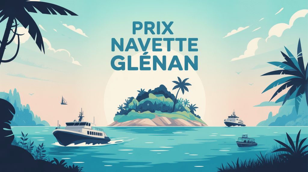 les glénans navette prix bateau vers île