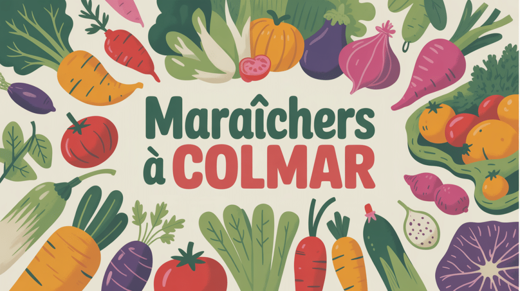 étal de légumes frais marché les maraichers colmar