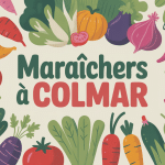 étal de légumes frais marché les maraichers colmar