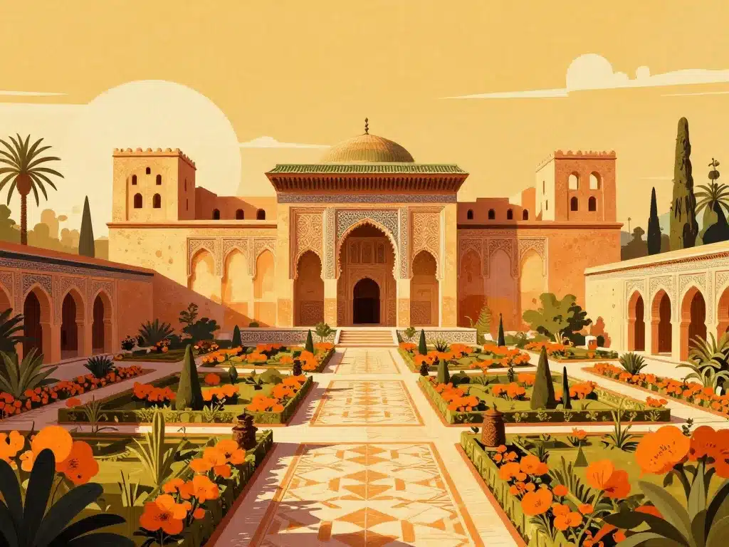 palais el badi marrakech ruines architecture saadienne