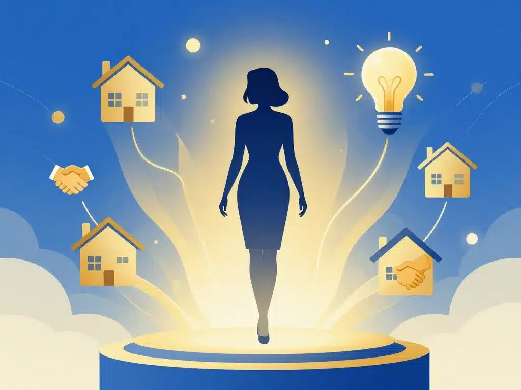 patricia4realestate branding agent immobilier illustration