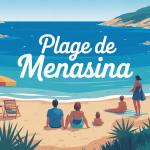 plage de menasina ambiance tranquille mer azur sable fin