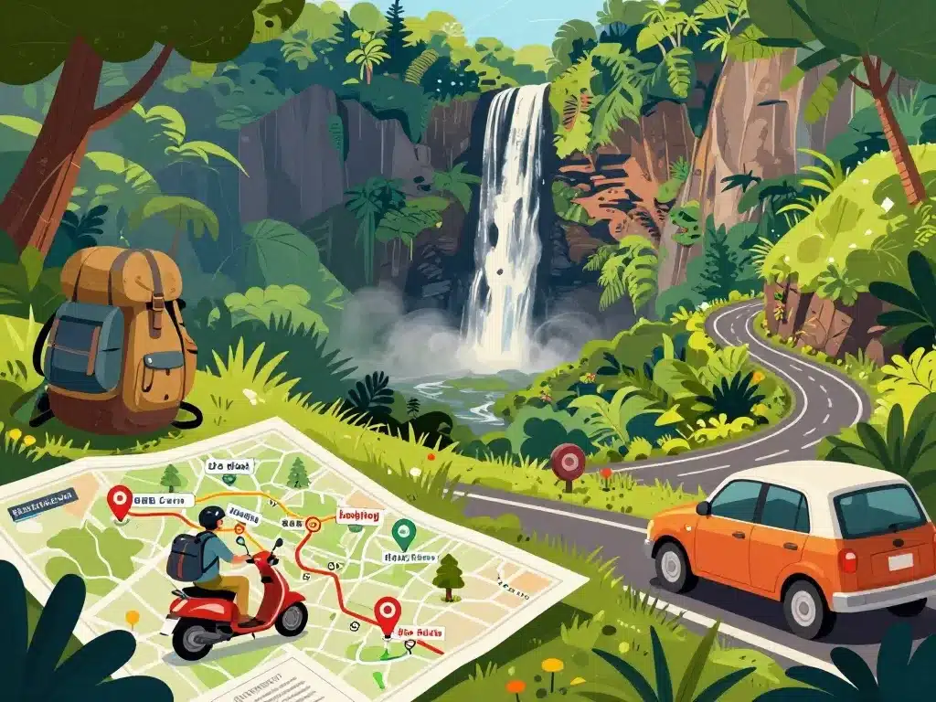 Guide trajet Bali Sekumpul Waterfall, accès et transport