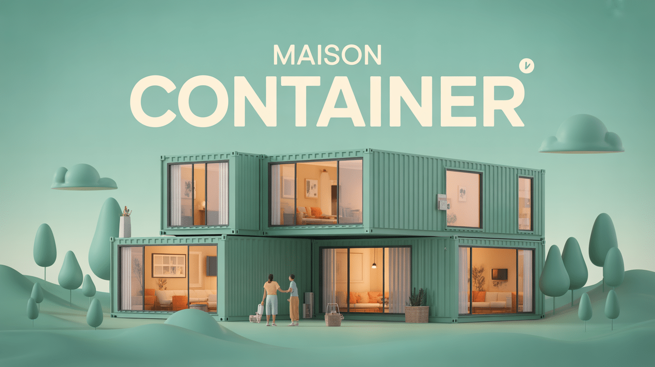 illustration maison container moderne et modulable prix maisons containers