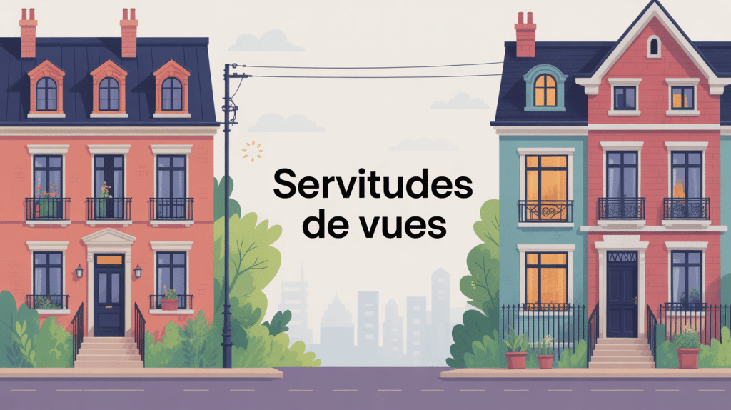 illustration servitudes de vues maisons voisines