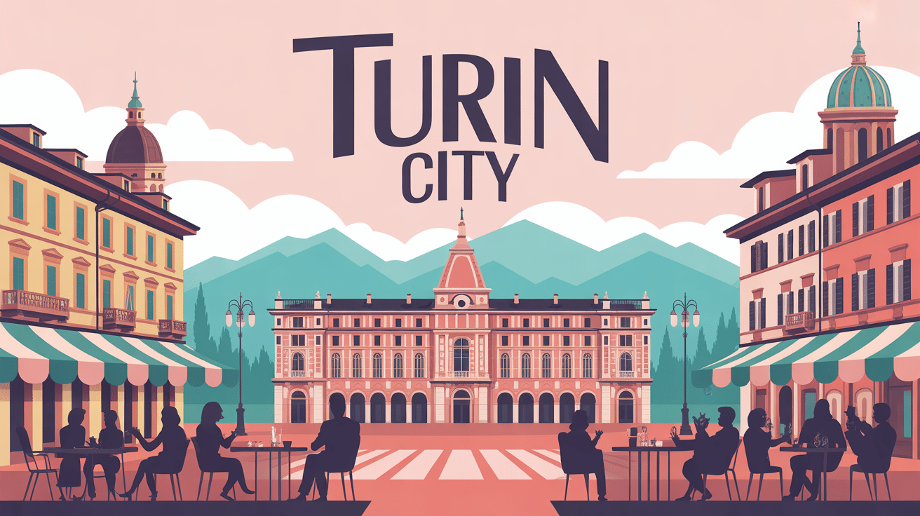 illustration culturelle et raffinement turin city
