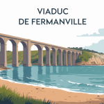 viaduc de Fermanville sur la côte du Cotentin