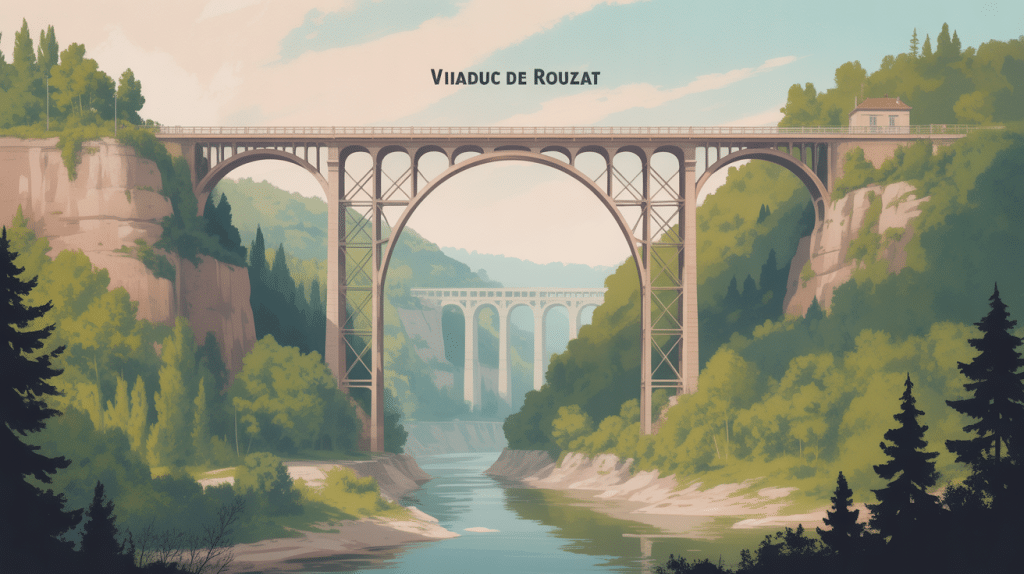viaduc de rouzat sur les gorges de la sioule