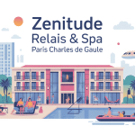 zenitude relais & spa - paris charles de gaulle appart'hôtel avec spa et navette