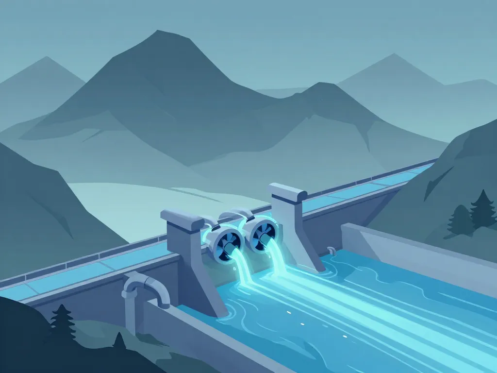 schéma hydroélectrique barrage de la grande dixence