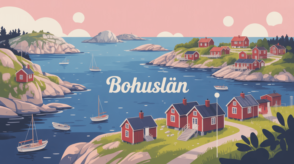 Bohuslän archipel villages typiques Suède