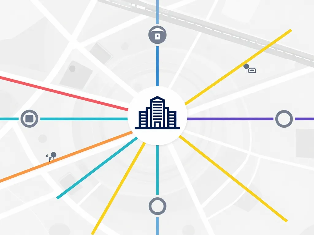 plan Hub Lieusaint maps zones accès repères
