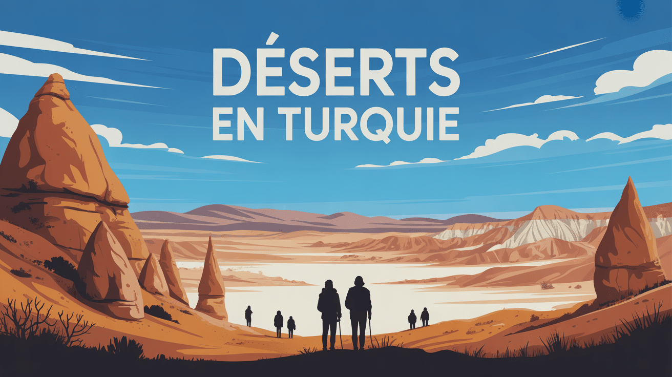 Désert Turquie avec Cappadoce sel Tuz Gölü steppes