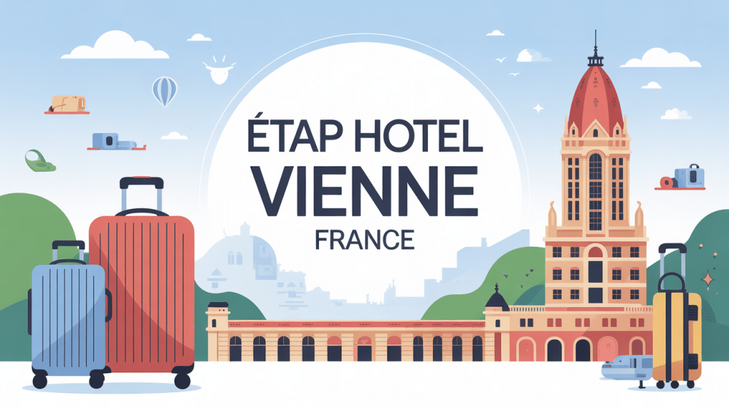 séjour économique etap hotel vienne france illustration moderne
