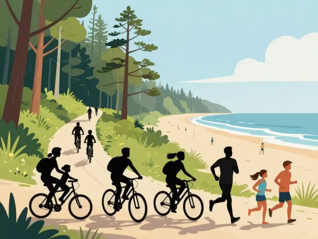 forêt de chiberta sentiers plage activités familiales