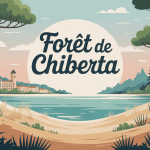 forêt de chiberta pinède entre océan lac et ville