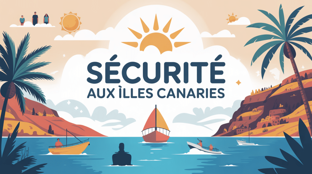 sécurité aux îles Canaries danger illustration
