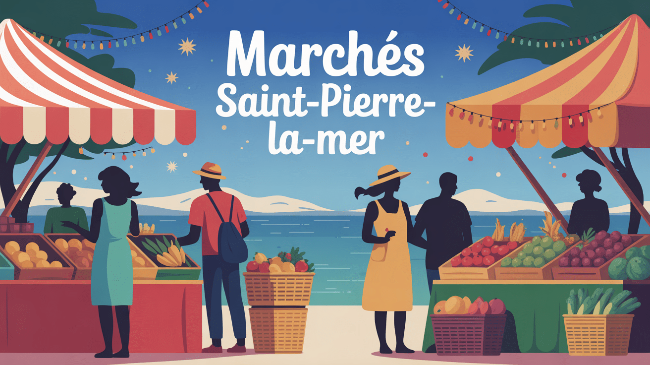 Ambiance méditerranéenne marchés Saint Pierre la Mer