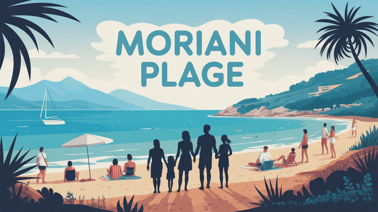 ambiance estivale moriani plage corse famille plage