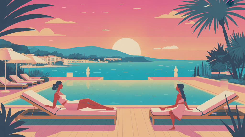 Movenpick Saint Tropez illustration hôtel luxe spa piscine