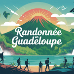 Randonnée Guadeloupe paysage volcan forêt cascade littoral